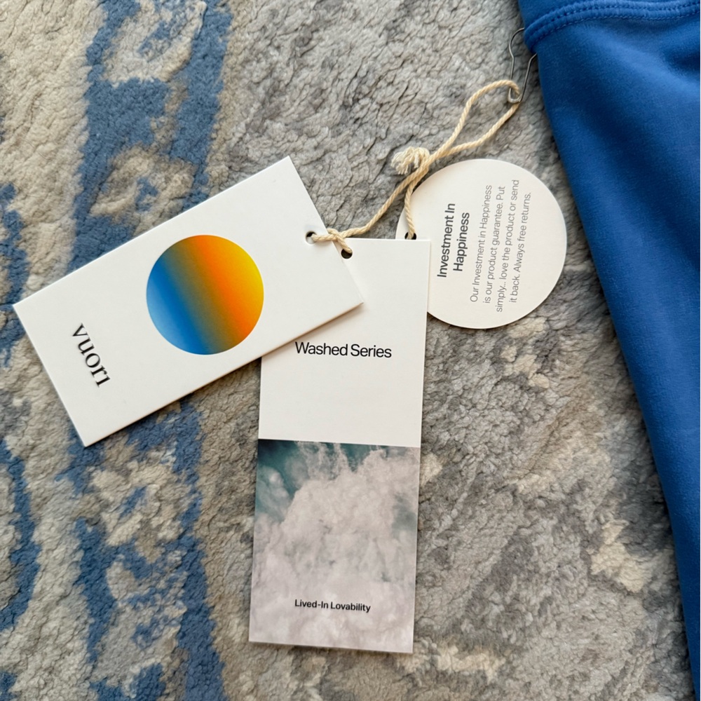 Vuori Washed Studio Legging Washed Cerulean (NWT) - Picture 10 of 10